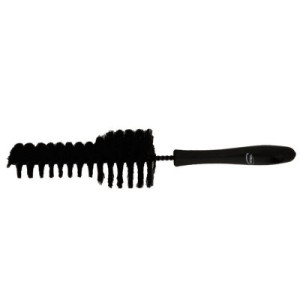 Vikan Felgenbürste 330 mm Ø 65 mm weich schwarz Naturborsten