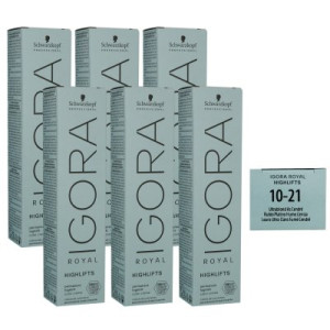 Schwarzkopf Igora Royal Highlifts 6 x 60 ml 10-21 ultrablond ashcendre