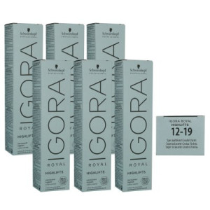 Schwarzkopf Igora Royal Highlifts 6 x 60 ml 12-19 special blond cendre violette