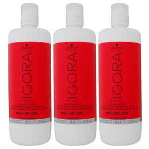 Schwarzkopf Igora Royal 3 x 1000 ml 9% Öl Entwickler Oil Developer
