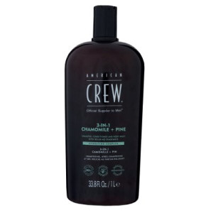 American Crew 3 in 1 1000 ml Chamomile & Pine Shampoo & Conditioner & Body Wash