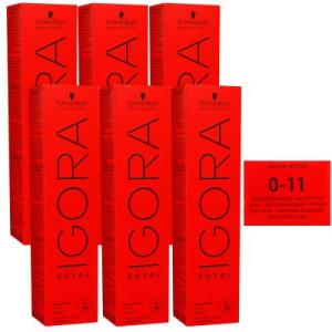 Schwarzkopf Igora Royal 6 x 60 ml 0-11 anti gelb konzentrat Haarfarbe Cremefarbe