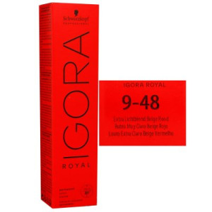 Schwarzkopf Igora Royal 60 ml 9-48 extra hellblond beige rot Haarfarbe Cremefarbe