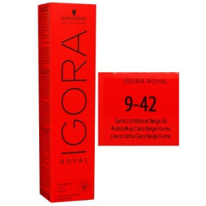 Schwarzkopf Igora Royal 60 ml 9-42 extra hellblond beige asch Haarfarbe Cremefarbe