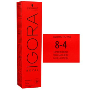 Schwarzkopf Igora Royal 60 ml 8-4 hellblond beige Haarfarbe Cremefarbe