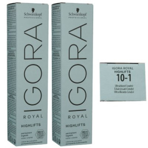 Schwarzkopf Igora Royal Highlifts 2 x 60 ml 10-1 Ultrablond Cendre