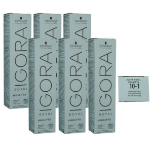 Schwarzkopf Igora Royal Highlifts 6 x 60 ml 10-1 Ultrablond Cendre