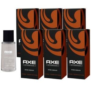 Axe Dark Temptation Intense Chocolate 6 x 100 ml After Shave Rasur Pflege