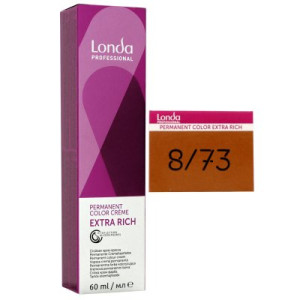 Londa Professional permanente Cremehaarfarbe Extra Rich 60 ml 8/73 hellblond braun gold
