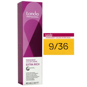 Londa Professional permanente Cremehaarfarbe Extra Rich 60 ml 9/36 lichtblond gold violett