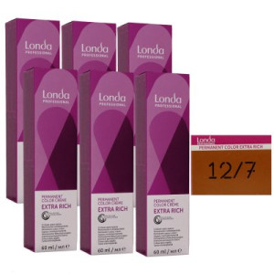 Londa Professional permanente Cremehaarfarbe Extra Rich 6 x 60 ml 12/7 Spezialblond braun