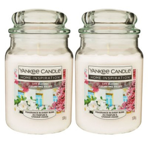 Yankee Candle Home Inspiration Duftkerze City Blooms im Glas 2 x 538 g Housewarmer