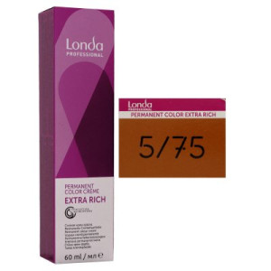 Londa Professional permanente Cremehaarfarbe Extra Rich 60 ml 5/75 hellbraun braun rot