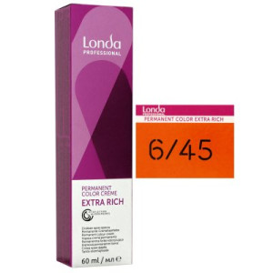 Londa Professional permanente Cremehaarfarbe Extra Rich 60 ml 6/45 dunkelblond kupfer rot