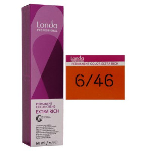 Londa Professional permanente Cremehaarfarbe Extra Rich 60 ml 6/46 dunkelblond kupfer violett