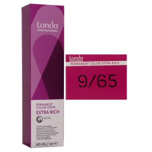 Londa Professional permanente Cremehaarfarbe Extra Rich 60 ml 9/65 lichtblond violett rot