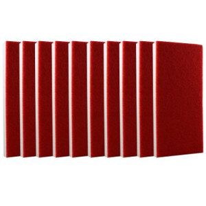 Melamin 10 x Handpad 11,5 x 25 cm Schmutzradierer