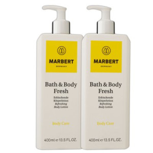Marbert Bath & Body Fresh 2 x 400 ml Refreshing Fresh Bodylotion alle Hauttypen