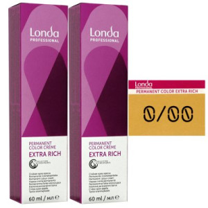 Londa Professional permanente Cremehaarfarbe Extra Rich 2 x 60 ml 0/00 clear klarton