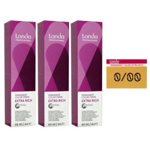 Londa Professional permanente Cremehaarfarbe Extra Rich 3 x 60 ml 0/00 clear klarton