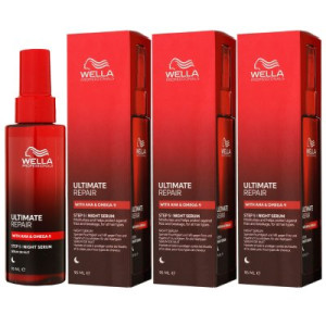 Wella Ultimate Repair Nachtserum 3 x 95 ml Haarreparaturbehandlung