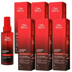 Wella Ultimate Repair Nachtserum 6 x 95 ml Haarreparaturbehandlung