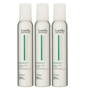 Londa Styl Enhance it 3 x 200 ml Schaumfestiger natürlicher halt