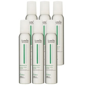 Londa Styl Enhance it 6 x 200 ml Schaumfestiger natürlicher halt