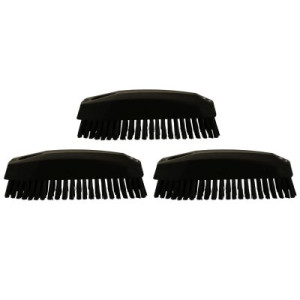 Vikan Handbürste 3 x Nagelbürste 130 mm hart schwarz