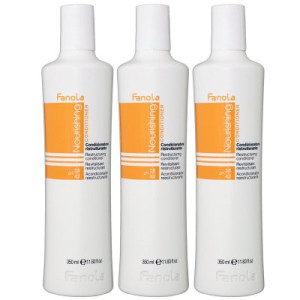 Fanola Nourishing Restructuring 3 x 350 ml Shampoo für trockenes Haar