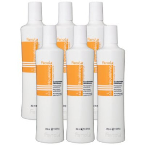 Fanola Nourishing Restructuring 6 x 350 ml Shampoo für trockenes Haar
