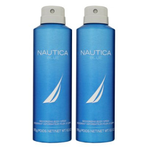 Nautica Blue 2 x 170 g Deodorant Spray Deospray Deodorant Deo Spray Deo Herren