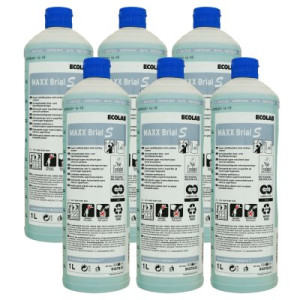 Ecolab MAXX Brial S 6 x 1 Liter Ultranetzender Glas Oberflächen & Glasreiniger