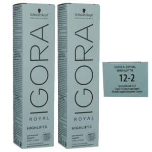 Schwarzkopf Igora Royal Highlifts 2 x 60 ml 12-2 spezialblond asch