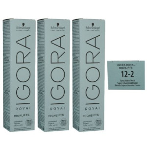 Schwarzkopf Igora Royal Highlifts 3 x 60 ml 12-2 spezialblond asch