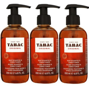 Tabac Original Bartshampoo & Conditioner 3 x 200 ml Bartpflege Herren