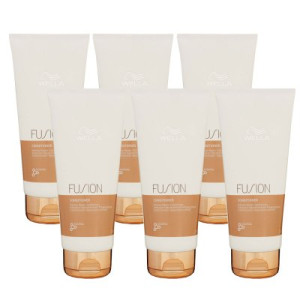 Wella Fusion Intense Repair 6 x 200 ml Conditioner für strapaziertes Haar
