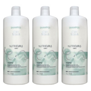 Wella Nutricurls Micellar Curls 3 x 1000 ml Shampoo für lockiges Haar