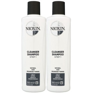 Nioxin 2 Cleanser Shampoo 2 x 300 ml Step 1 Reinigungsshampoo