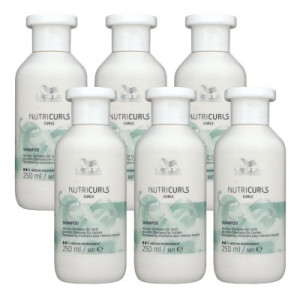 Wella Nutricurls Micellar Curls 6 x 250 ml Shampoo für welliges Haar