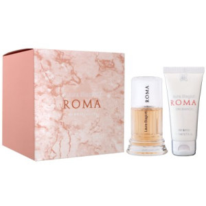 Laura Biagiotti Roma Fiori Bianchi 25 ml Eau de Toilette EDT Damenduft & 50 ml Bodylotion