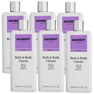 Marbert Bath & Body Classic 6 x 400 ml Duschgel