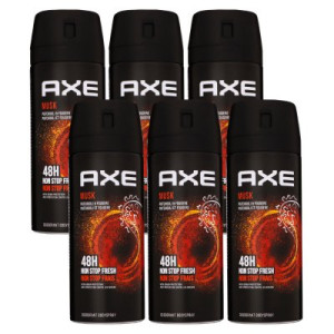 Axe Musk 6 x 150 ml Deospray Deodrant Deo Spray Deodrant Spray Deo neues Design
