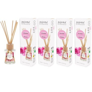 Raumduft Rosenblüten 4 x 100 ml Pajoma Raumduftdiffuser Lufterfrischer