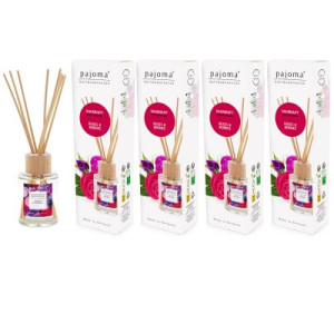 Raumduft Roses & Berries 4 x 100 ml Pajoma Raumduftdiffuser Lufterfrischer