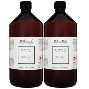 Pajoma Raumduft Nachfüllflasche Lemongrass 2 x 1000 ml Diffuser Lufterfrischer