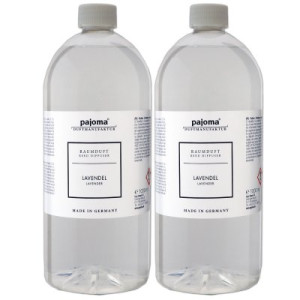 Pajoma Raumduft Nachfüllflasche Lavendel 2 x 1000 ml Diffuser Lufterfrischer