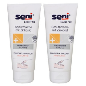Seni Care Schutzcreme mit Zinkoxid 2 x 200 ml Zinkoxid & Sinodor