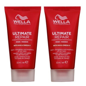 Wella Ultimate Repair Mask 2 x 30 ml für geschädigtes strapaziertes Haar