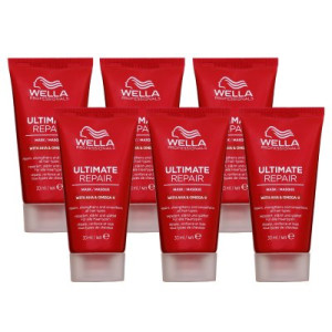 Wella Ultimate Repair Mask 6 x 30 ml für geschädigtes strapaziertes Haar